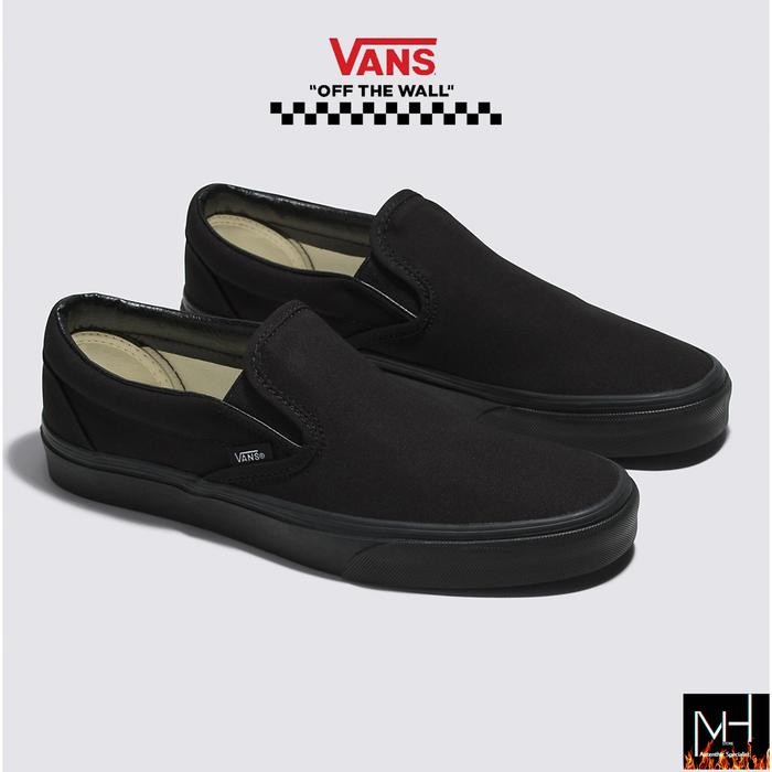 VANS SLIP-ON FULLBLACK CLASSIC ORIGINAL 100%