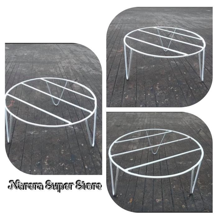 Rak Pot Bunga Besi Standing RAM Diameter 30 cm