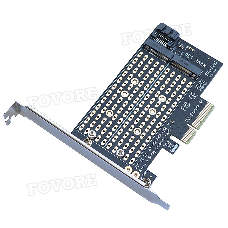 Add On Cards PCIE to M2/M.2 Adapter SATA M.2 SSD PCIE Adapter NVME/M2 PCI E Adapter SSD M2 to SATA