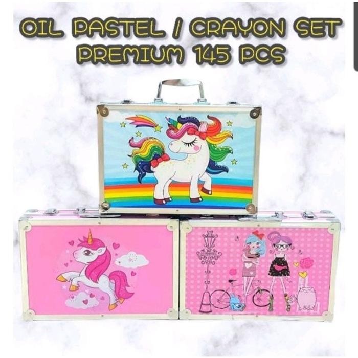 

PS - Set Crayon Art Set Pensil Warna Warni 145 Pcs Koper Besi / Crayon Colouring Set 145 in 1 /