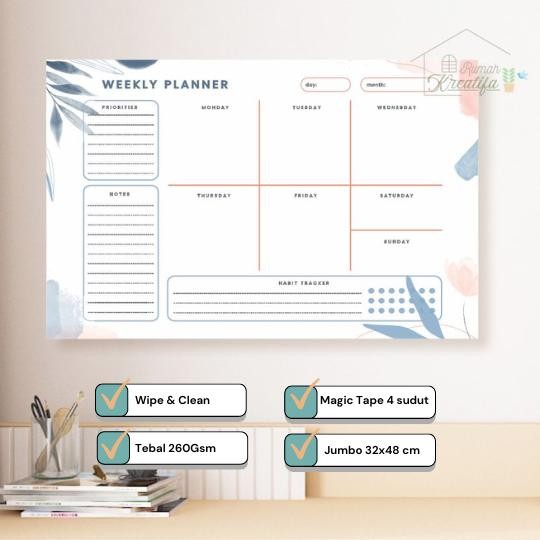 

Poster Planner Schedule Board Monthly Papan Jadwal Tulis To Do List A3