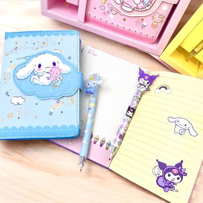 

Gtt Paket Alat Tulis 2 In 1 Set Stationery Karakter Kartun Lucu