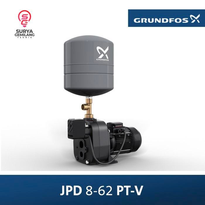 Gercep Pompa Jet Pump Grundfos Jpd 8-62 Pt / Pengganti Jd Basic 7