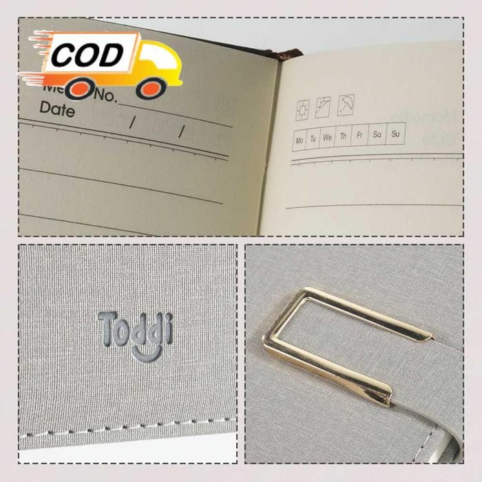 

Notebook A5 Buku Catatan Jurnal Book Diary Agenda Dengan Pen Holder Cover Kulit Elegan Kuliah Kantor