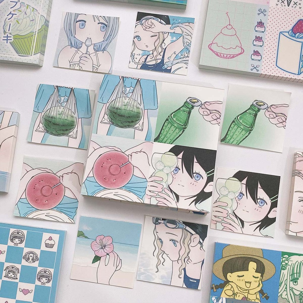 

Scrapbook Decorative Memo Pad Journal Planner Stationery Paper Material Diy Arts Crafts Album Kawaii