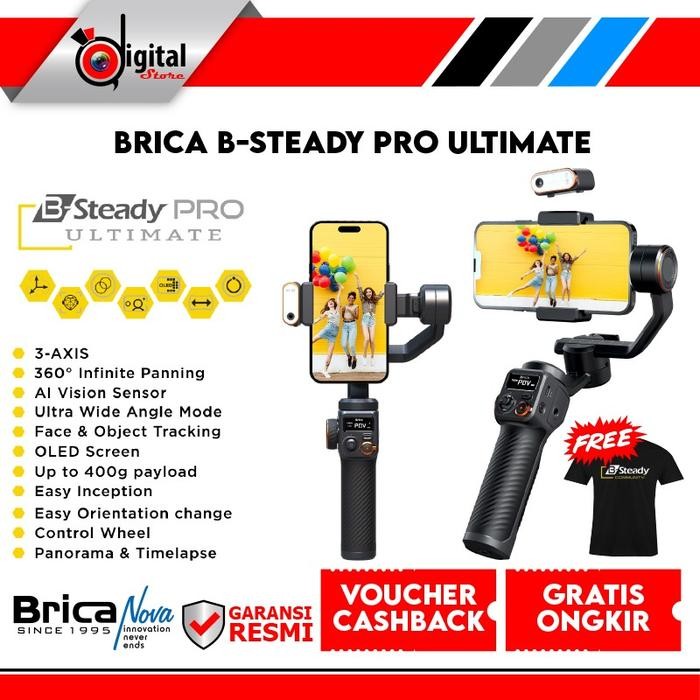 Brica B-Steady PRO ULTIMATE - 3 Axis Gimbal Brica Steady Pro Ultimate