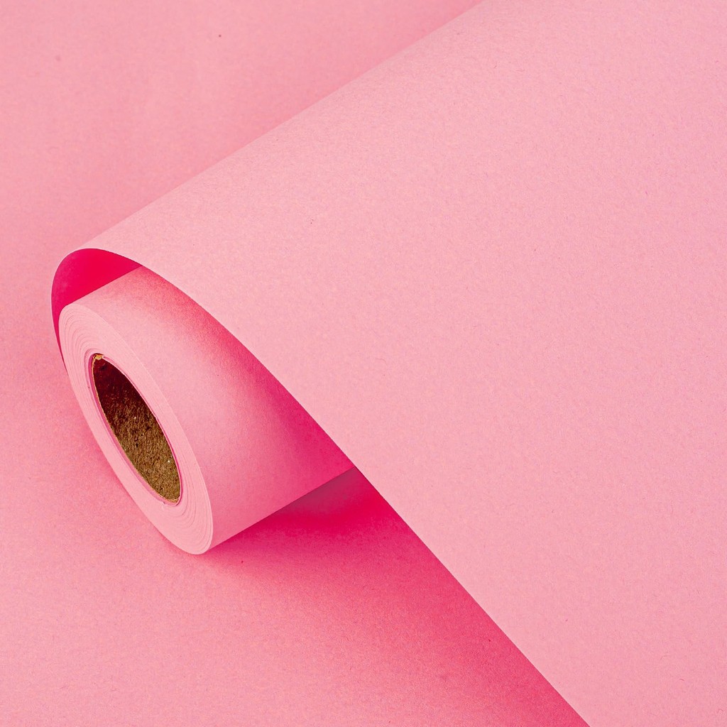 

Pink brown paper Roll 30cmx3m/5m/10m solid color gift wrapping paper for all occasions wedding,