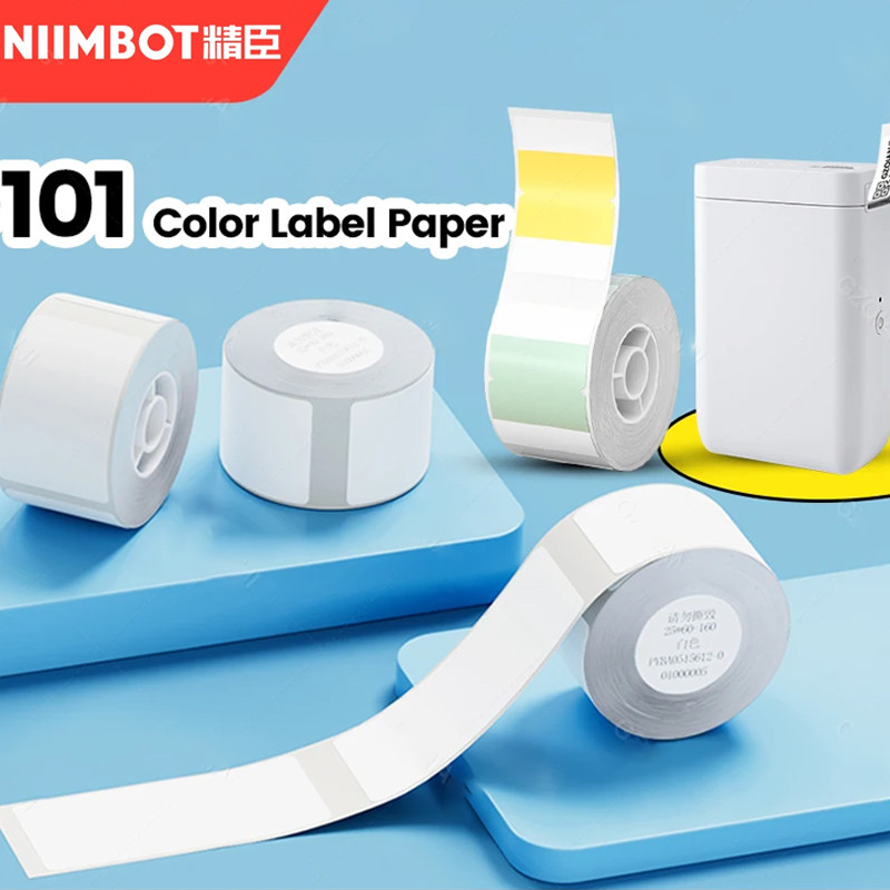 

NIIMBOT D101 Mini White Color Label Sticker Waterproof for Supermarket Price List Tag Label Roll