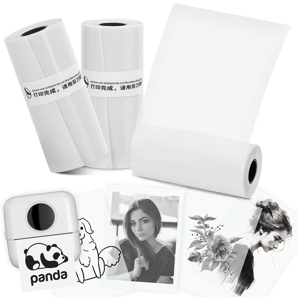 

Clear Waterproof Thermal Paper 57x25mm Rolls: PeriPage, Photo & Home Use