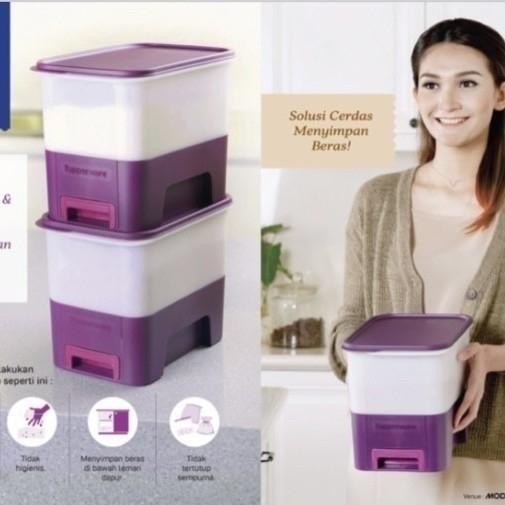 Tupperware Promo Tempat Penyimpanan Beras 5 Kg Rice Smart Kode 681