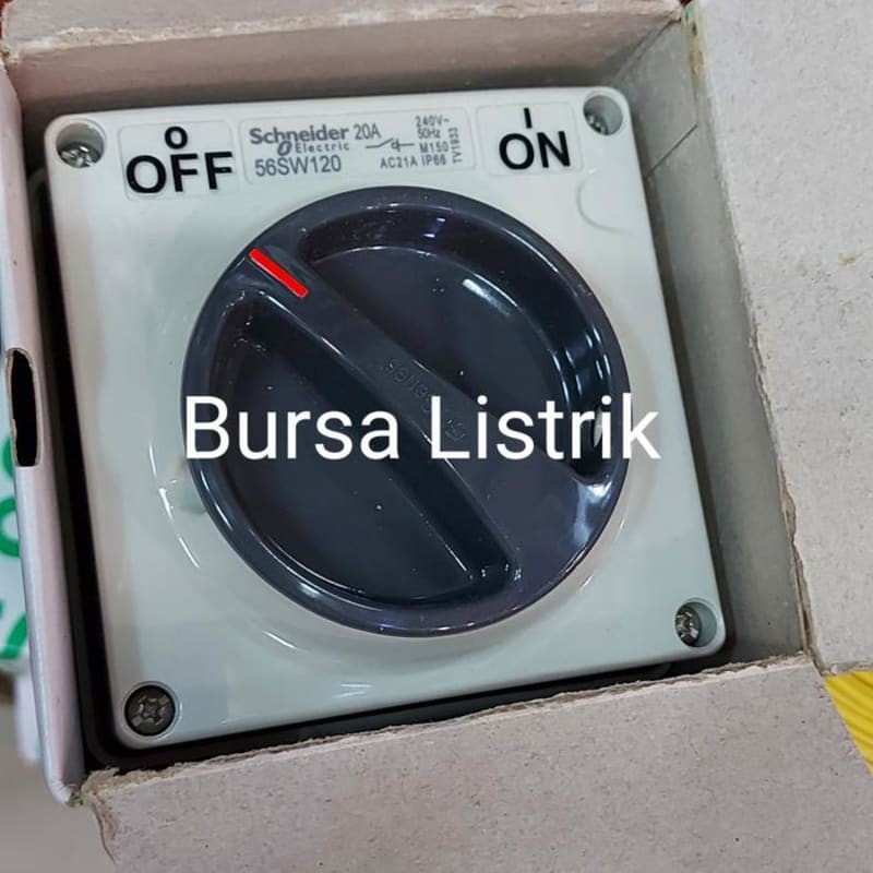 Single Pole Switch S56 20A / saklar s56SW120 Schneider