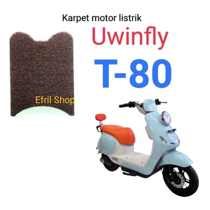 Karpet sepeda motor listrik Uwinfly T80 Uwinfly T 80