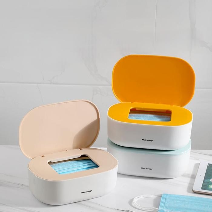 Mask Storage Kotak Masker Duduk dan Gantung Dinding