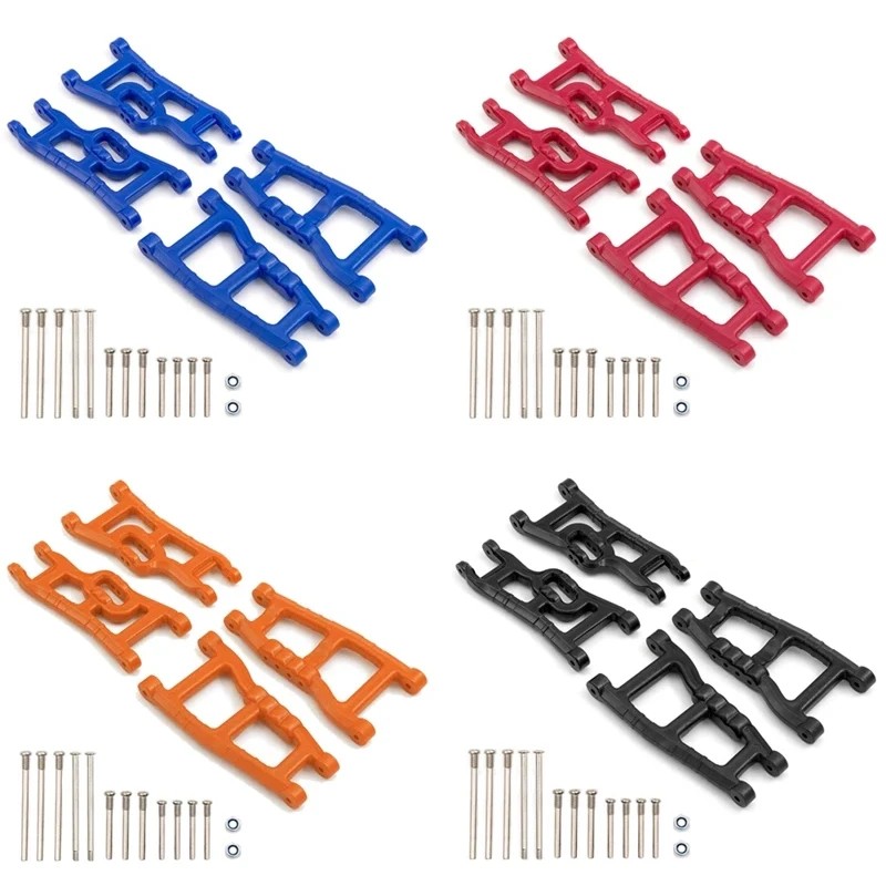 RC Nylon Front and Rear Suspension Arm Set for 1/10 Traxxas Slash 2WD VXL Nitro Slash Rustler F-150