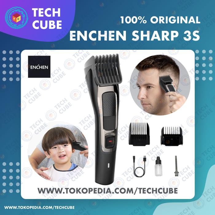 Enchen Sharp3S Alat Cukur Rambut Elektrik Hair Clipper Sharp 3S