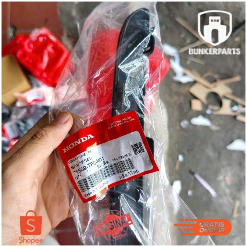 Tutup Cover Kisi Kisi Garnis Garnish Intake Bumper Bemper Belakang Honda Jazz RS GE8 2008 2009 2010 