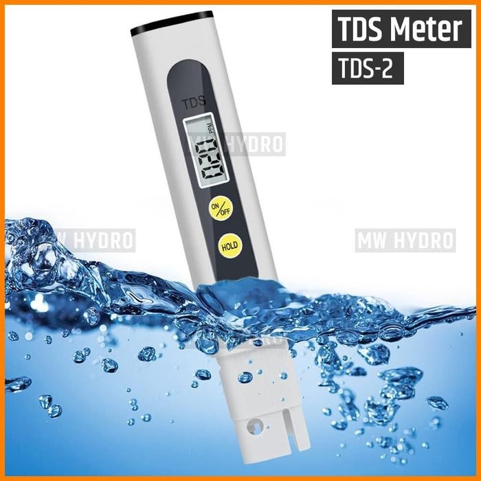 Premium TDS Meter - Hidroponik / Air Minum / Water Treatment - TDS-2