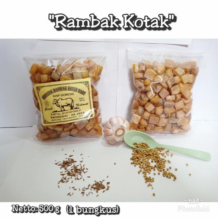 

New krecek rambak sapi kotak by "Aa Jaya