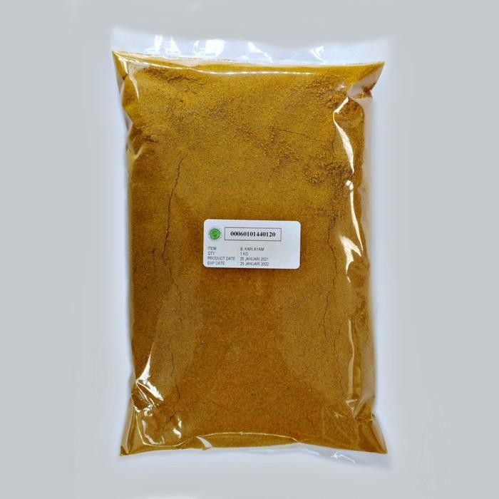 

New Kari Ayam Bubuk 1 Kg Pure Asli 100%