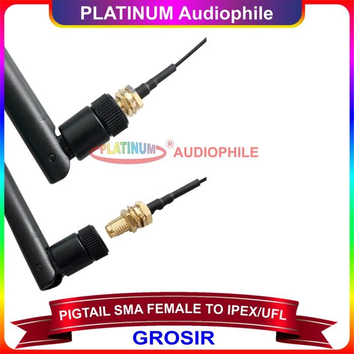 (Allthebest) Pigtail SMA Female to UFL IPX IPEX Konektor Adapter