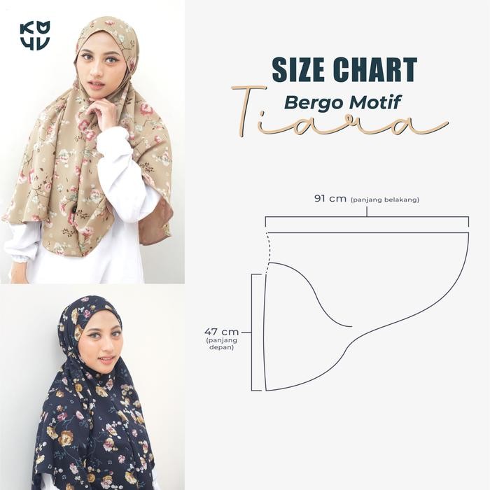 (Allthebest) BERGO MOTIF TIARA by Koyu Hijab