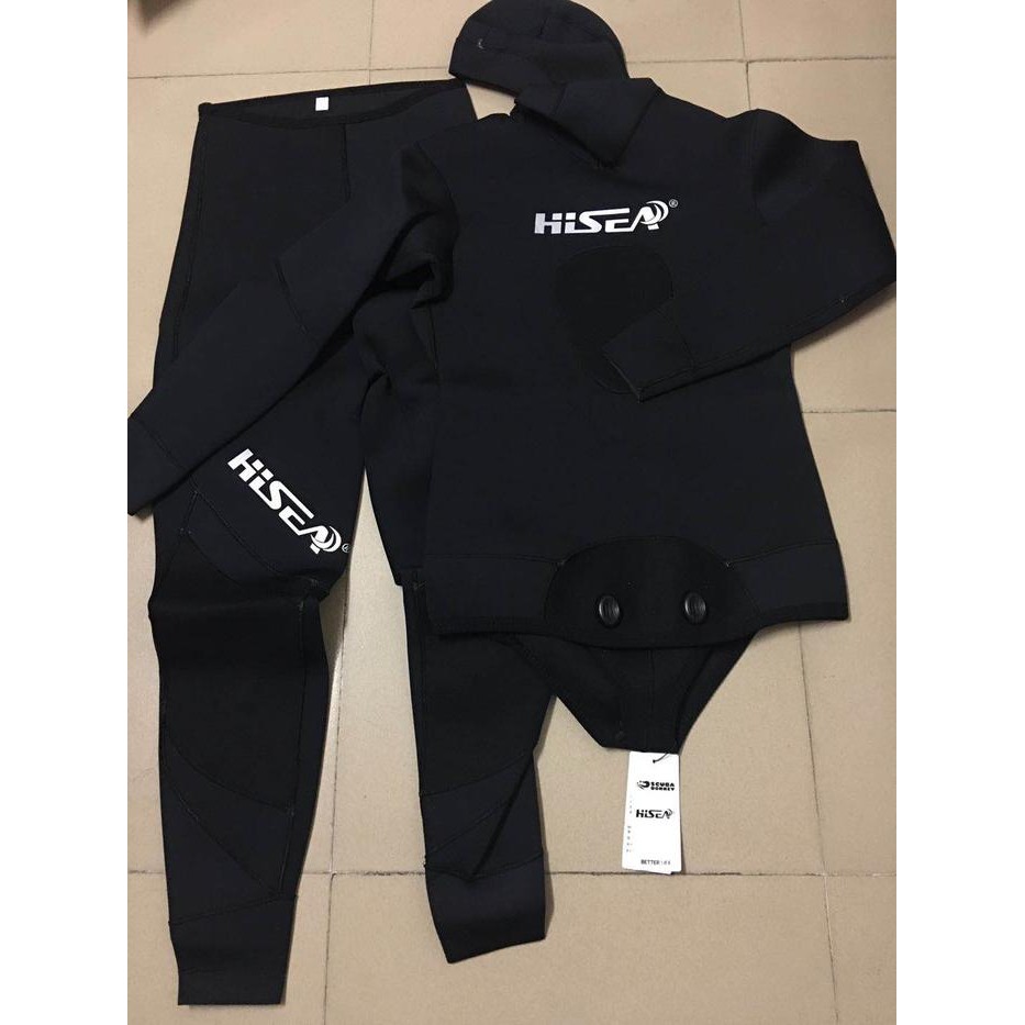 SIAPKIRIM Wetsuit HiSEA 3MM yamamoto Open-Cell Wetsuit Anti-Jellyfish Pakaian Selam Pria Untuk Scuba