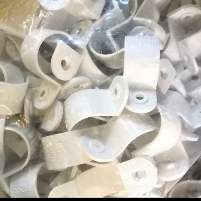 Berkualitas Klem Pipa Conduit 25Mm / Clamp Pipa Listrik / Klem Clipsal