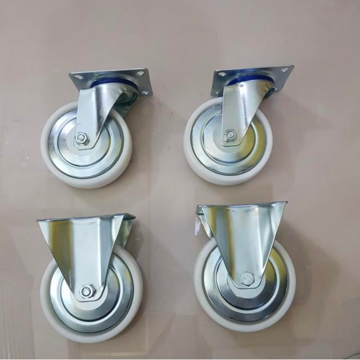 Berkualitas Roda Lori 6 Inch / Roda Nilon 6 Inch Hidup Mati