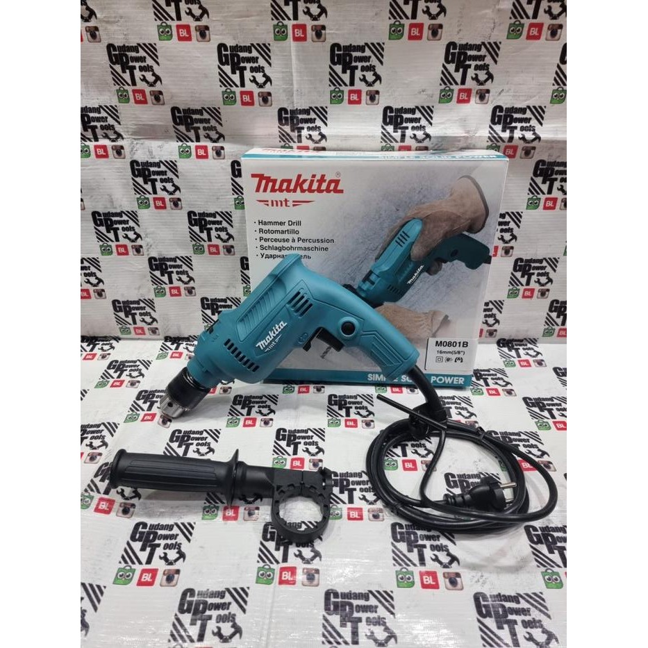 Populer Mesin Bor Besi Beton Tembok Tangan Makita 13Mm M0801B