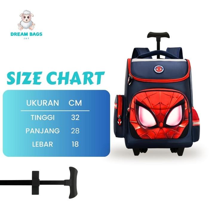 Tas Troli Anak Tk / Paud Import Terbaru - Tas Koper Anak Tk