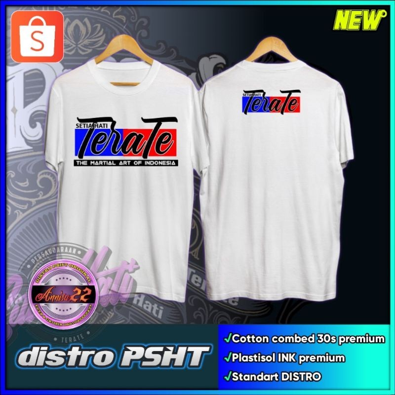 Ori KAOS PSHT SIMPLE PUTIH ELEGAN/KAOS KEREN/BISA COD (Kode C1) PANJANG