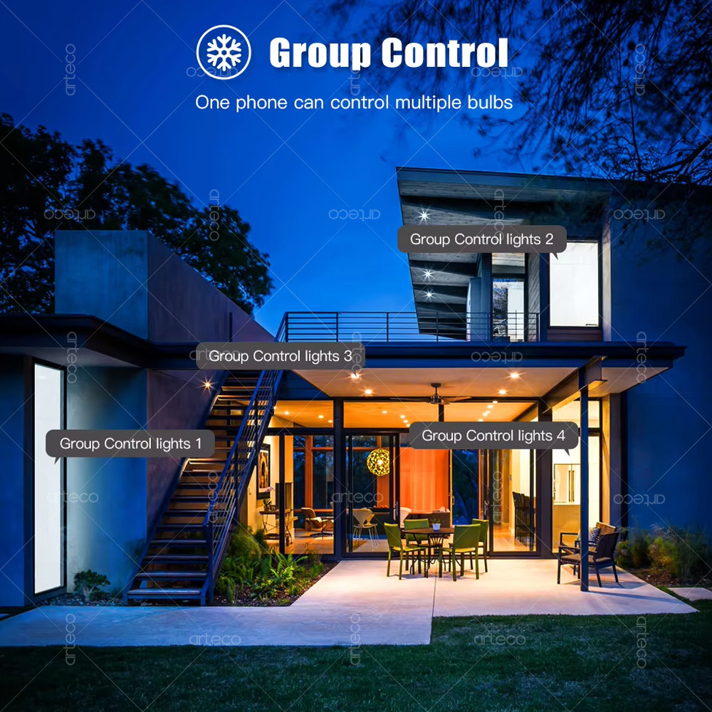 WiFi Zigbee Smart Led Light Bulb E27 E14 GU10 Dimmable RGBCW Led Lamp For Ewelink Gateway Alexa