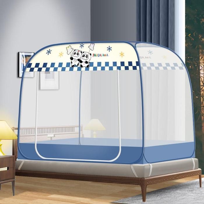 Kelambu lipat jumbo untuk dewasa 220x220/kelambu lipat jumbo untuk dewasa/kelambu tidur tebal dan