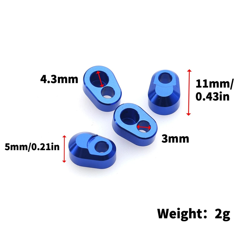 IMPORT 4pcs Metal Suspension Pin Retainer 7743 for Traxxas 1/5 X-MAXX 6S 8S 1/6 XRT 8S 1/10 MAXX RC