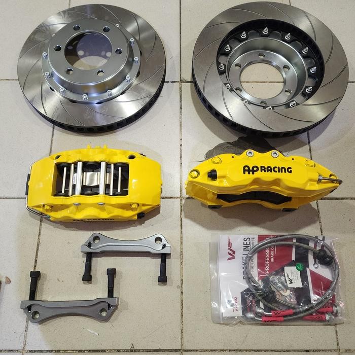 Big Brake Kit Disc Brake Ap Racing 6Pot Complete Breket Brake Line Onderdil