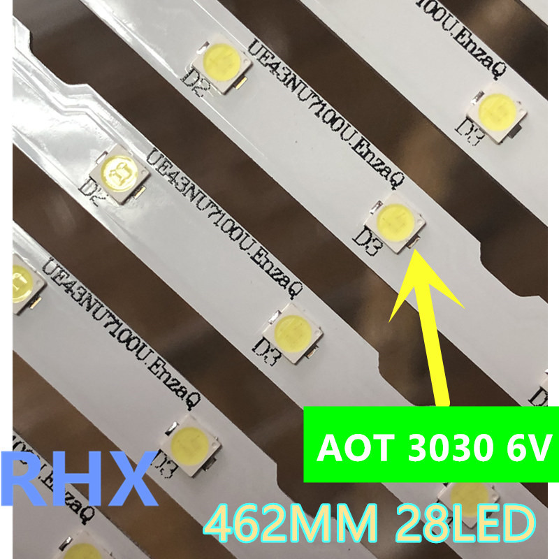 LED backlight strip for Samsung 43NU7100 UE43NU7100 UN43NU7100 UE43NU7100U AOT_43_NU7100F