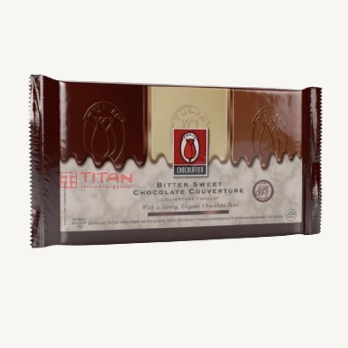 

Coklat Tulip Bittersweet Courveture 1 Kg