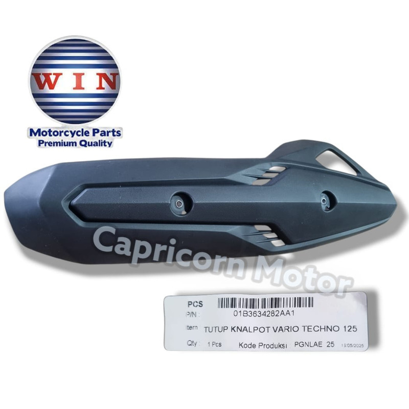 TUTUP COVER KNALPOT VARIO TECHNO 125  WIN