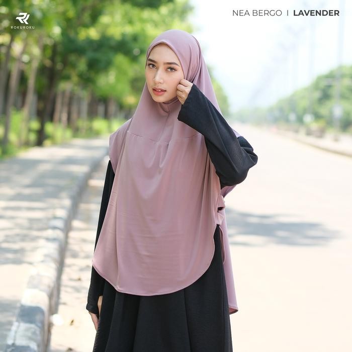 (Allthebest) ROKUROKU.ID Nea Bergo - Khimar Instan Sporty