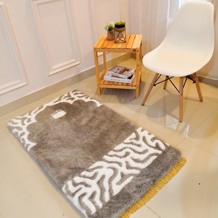 (Allthebest) SEJADAH BULU RASFUR SEJADAH BUSA SEJADAH PREMIUM Tebal busa 3cm