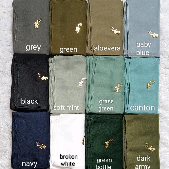 (Allthebest) MYLADY - Hijab segiempat voal polos original mylady hijab Kerudung Basic Segi Empat