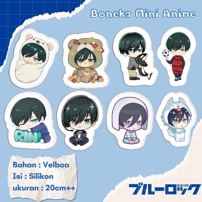 Boneka plushie BLUE LOCK RIN ITOSHI