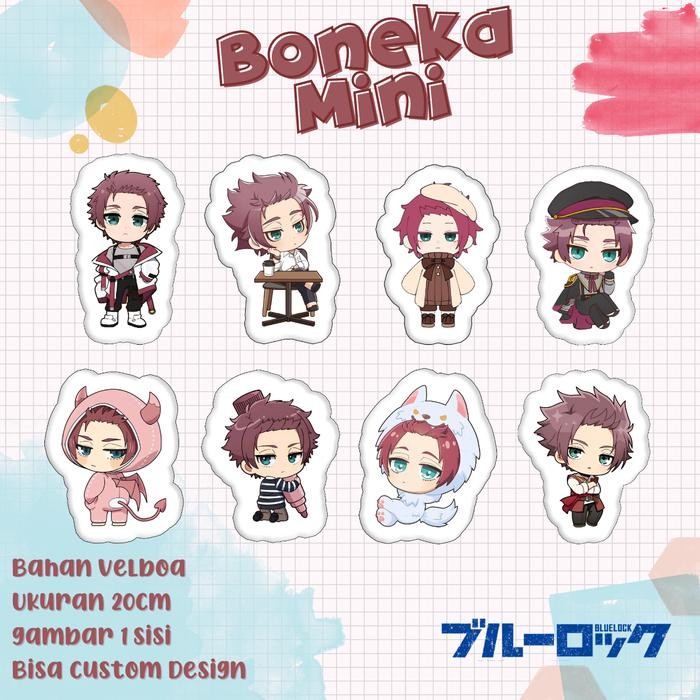 Boneka plushie BLUE LOCK SAE ITOSHI