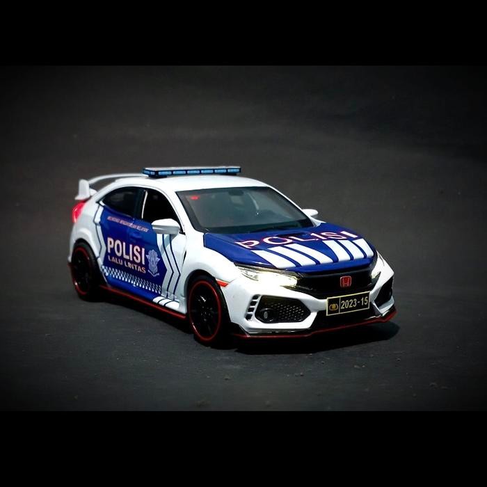 Diecast Mobil Honda Civic Custom Polisi PJR