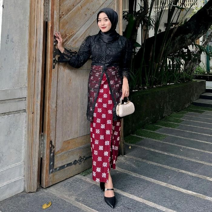 SIAPKIRIM Rok Lilit Batik Motif Truntum Besar Katun Lembut - Anggun dan Cantik - Formal READY STOCK