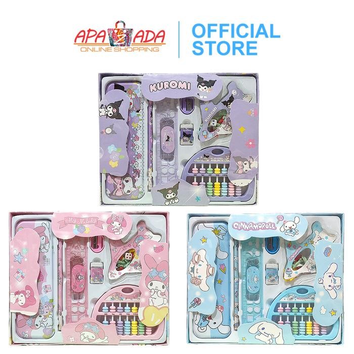 

ASLI Apda - Paket Alat Tulis Set 7 in 1 Karakter Sanrio / Stationery Set Untuk Hadiah Anak Sekolah /