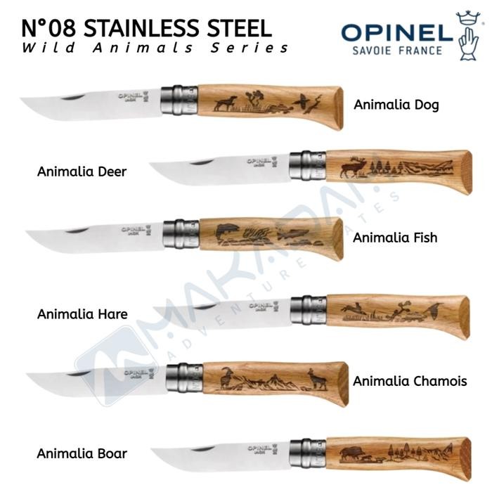 Opinel N 08 Animalia No.08 Animal Series Stainless Steel