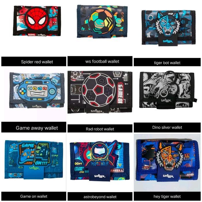 Smiggle Dompet Anak Cewek-Cowok/Dompet Tali/Donpet Tanpa Tali/Kado