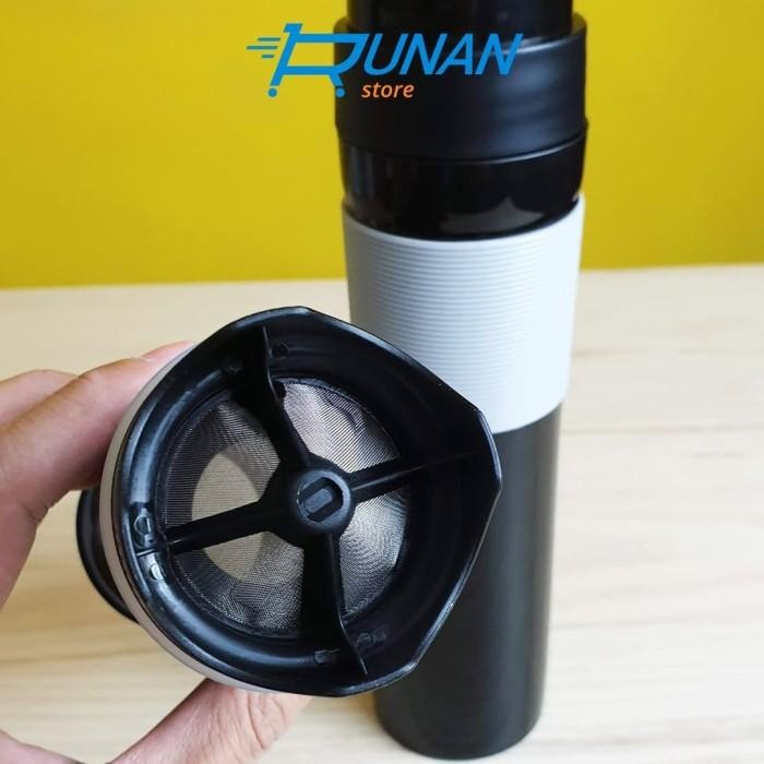 Coffee Tumbler Gelas Kopi Portable - French Press Tumbler coffee maker