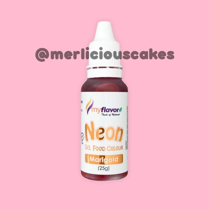 

Marigold Neon Gel My Flavor Food Color Food Colour Pewarna Makanan
